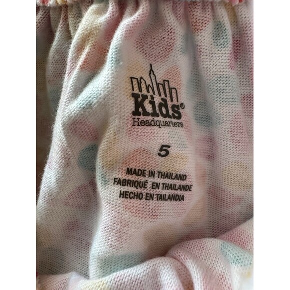 KIDS HEADQUARTERS Little Girls Draw-Straps Printed Tunic&Capri Leggings Set 5T - Picture 7 of 9